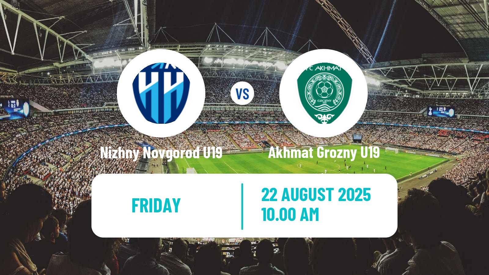Football Russian Youth League Nizhny Novgorod U19 - Akhmat Grozny U19