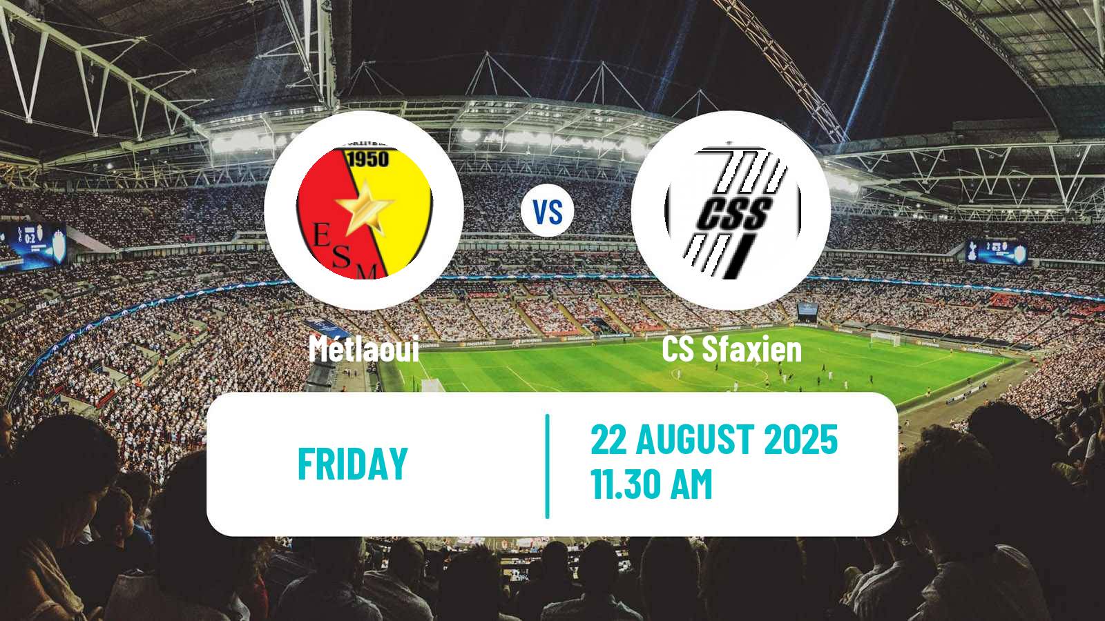 Football Tunisian Ligue Professionnelle 1 Métlaoui - Sfaxien