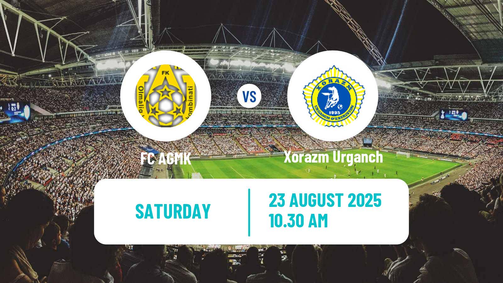 Football Uzbek League AGMK - Xorazm Urganch