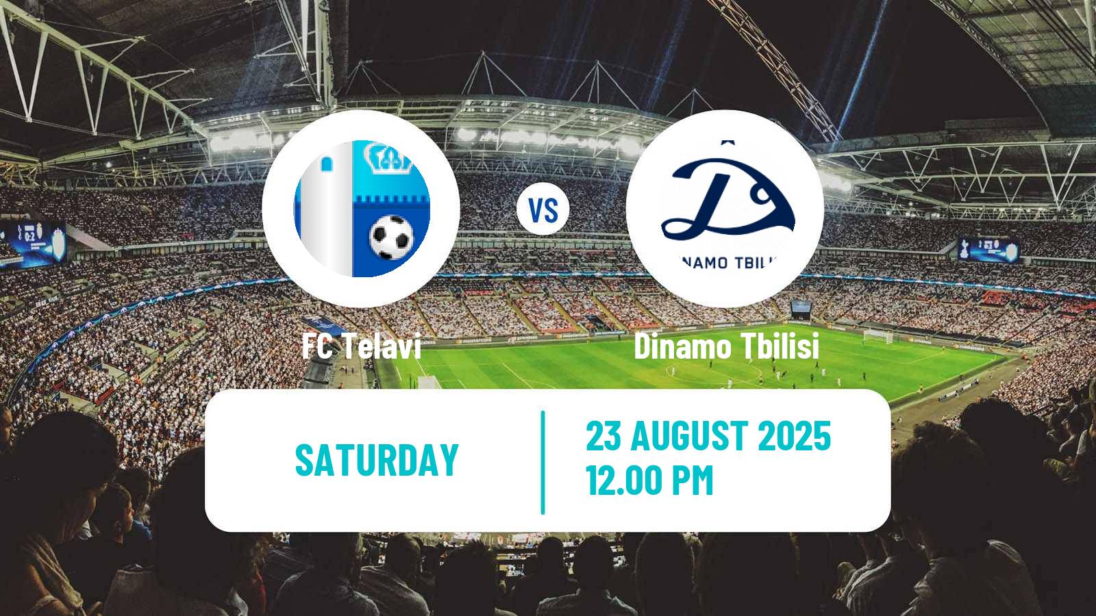 Football Georgian Erovnuli Liga Telavi - Dinamo Tbilisi
