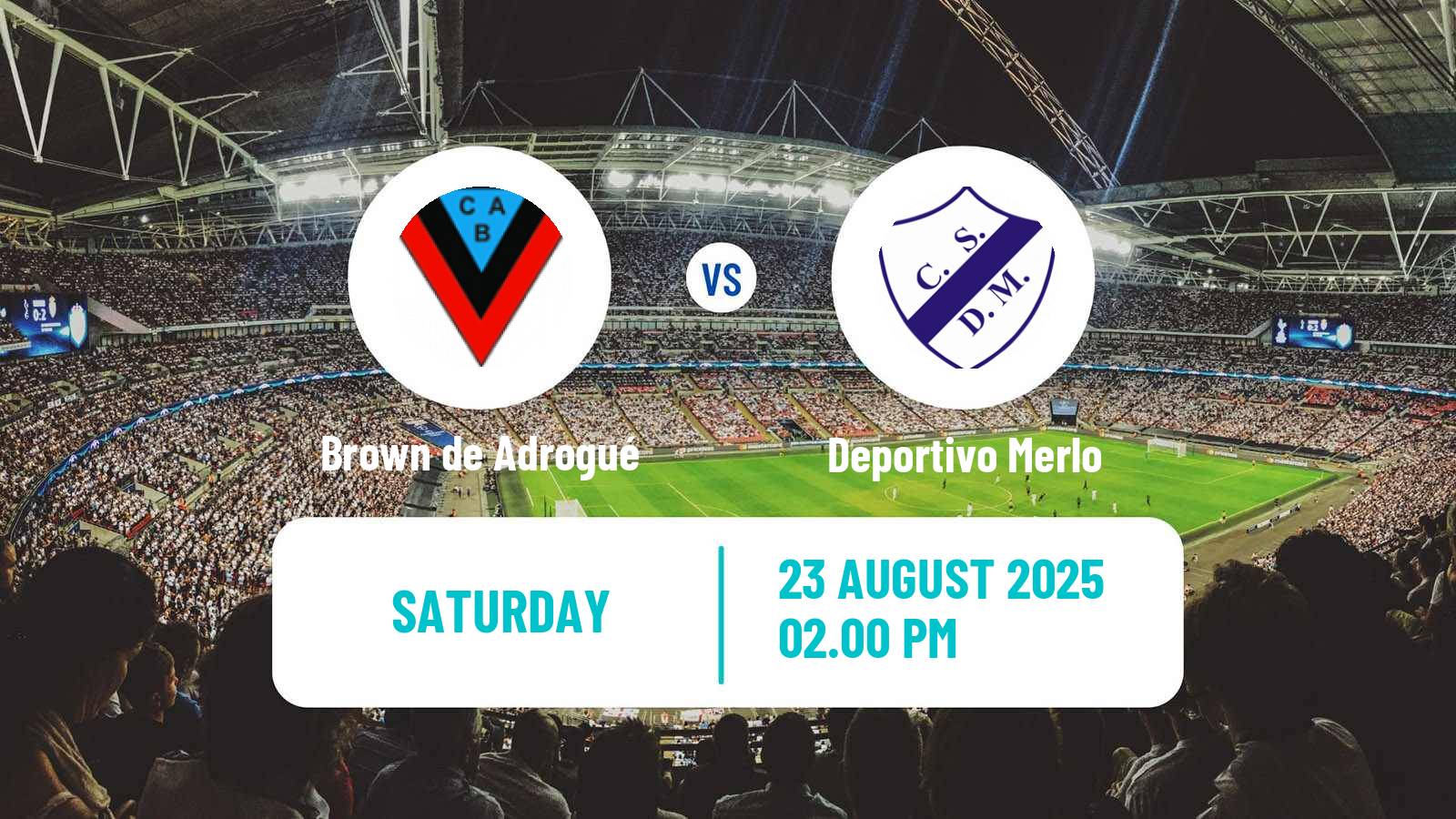 Football Argentinian Primera B Brown de Adrogué - Deportivo Merlo