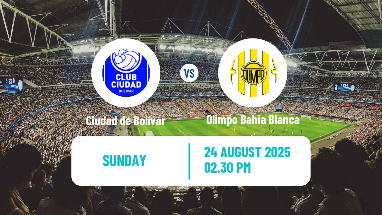 Football Argentinian Torneo Federal Ciudad de Bolívar - Olimpo Bahia Blanca