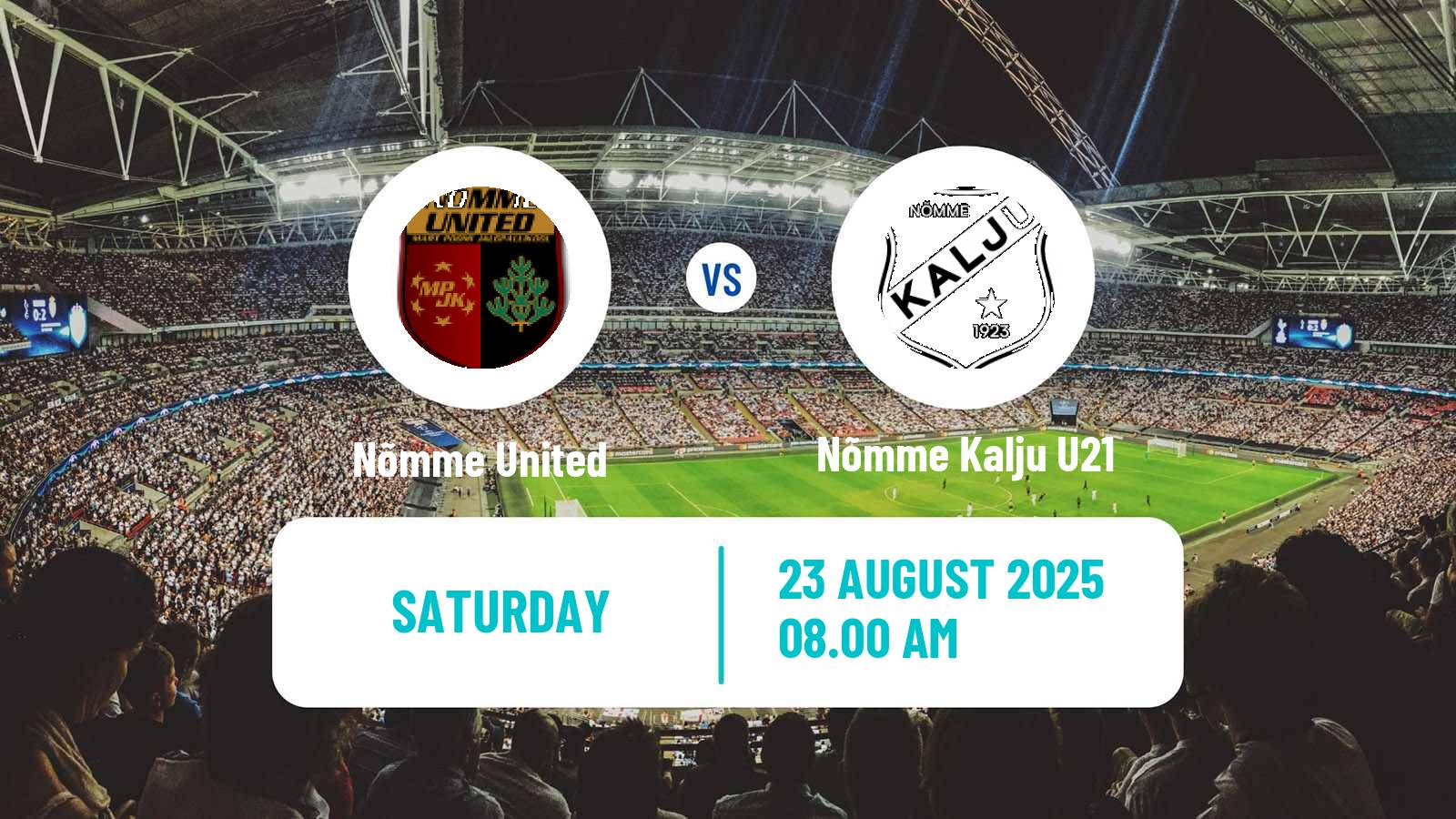 Football Estonian Esiliiga Nõmme United - Nõmme Kalju U21