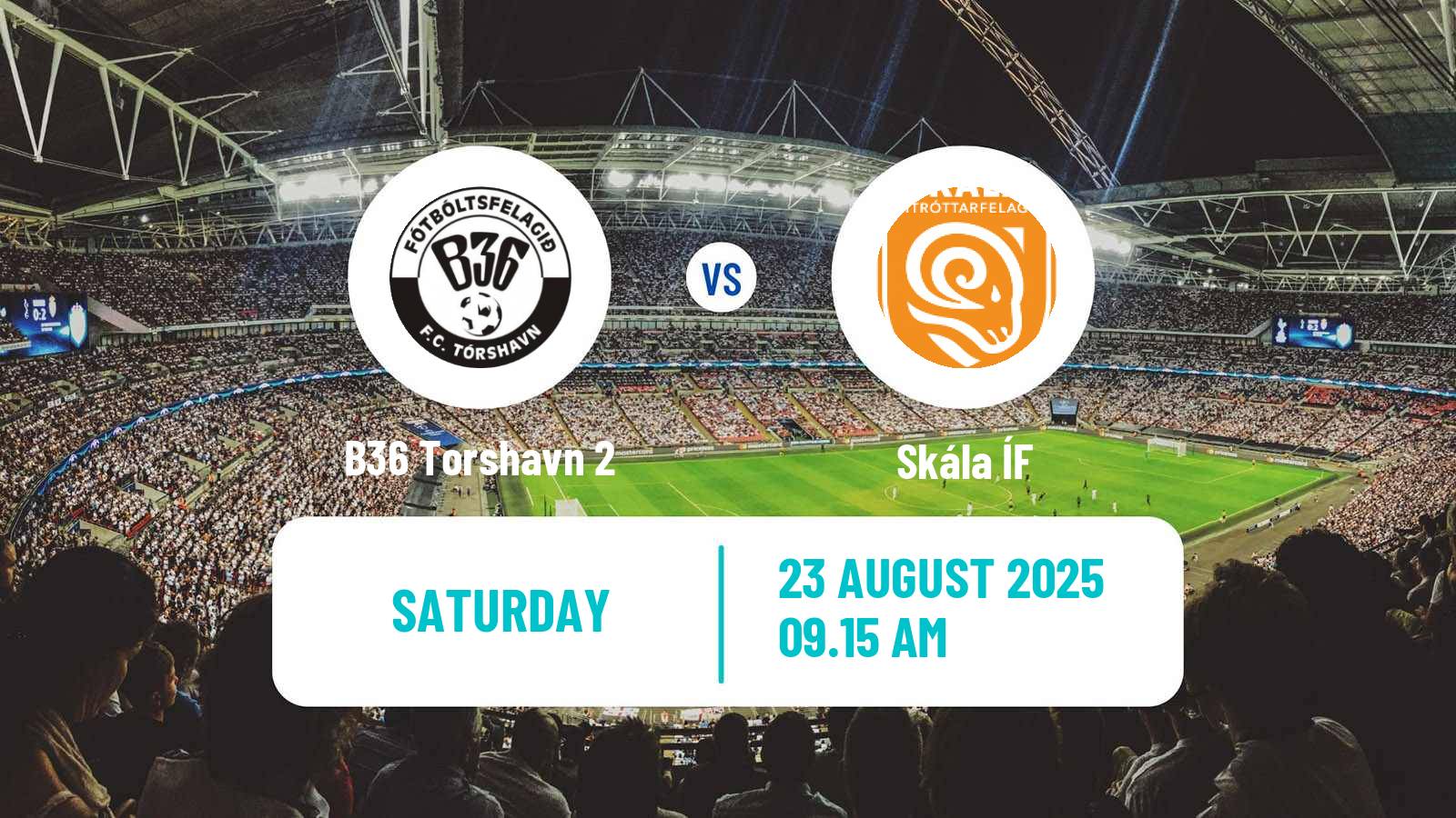Football Faroe Islands 1 Deild B36 Torshavn 2 - Skála ÍF