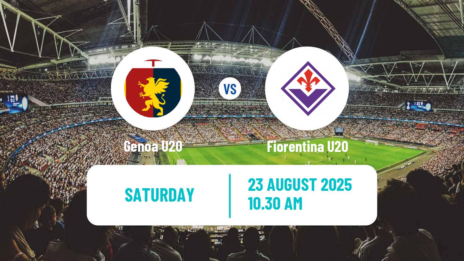 Football Italian Primavera 1 Genoa U20 - Fiorentina U20