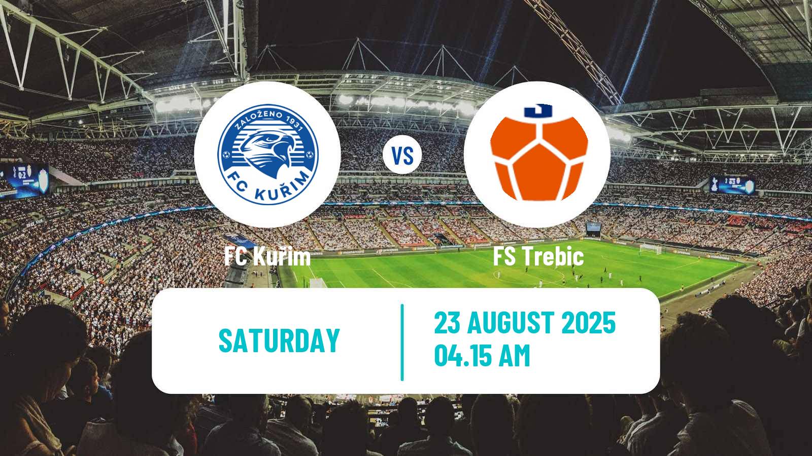 Football Czech Division D Kuřim - FS Trebic