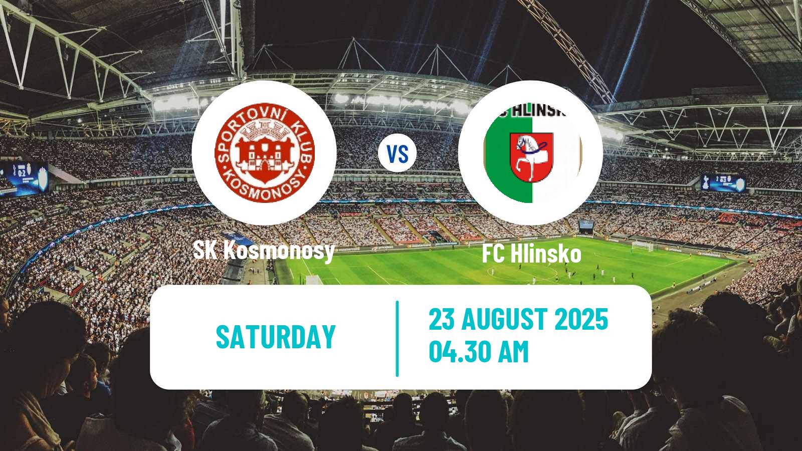 Football Czech Division C Kosmonosy - Hlinsko