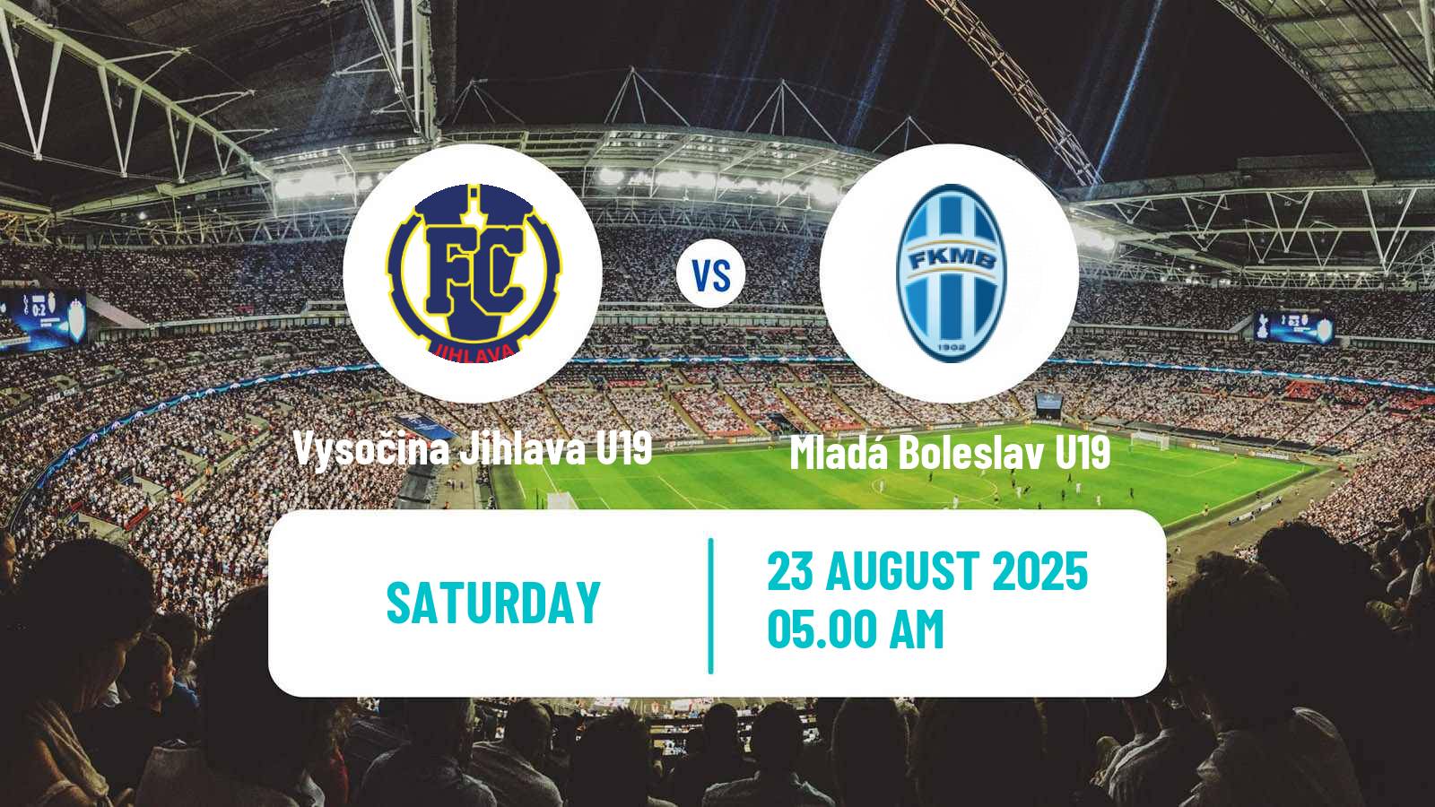 Football Czech U19 League Vysočina Jihlava U19 - Mladá Boleslav U19