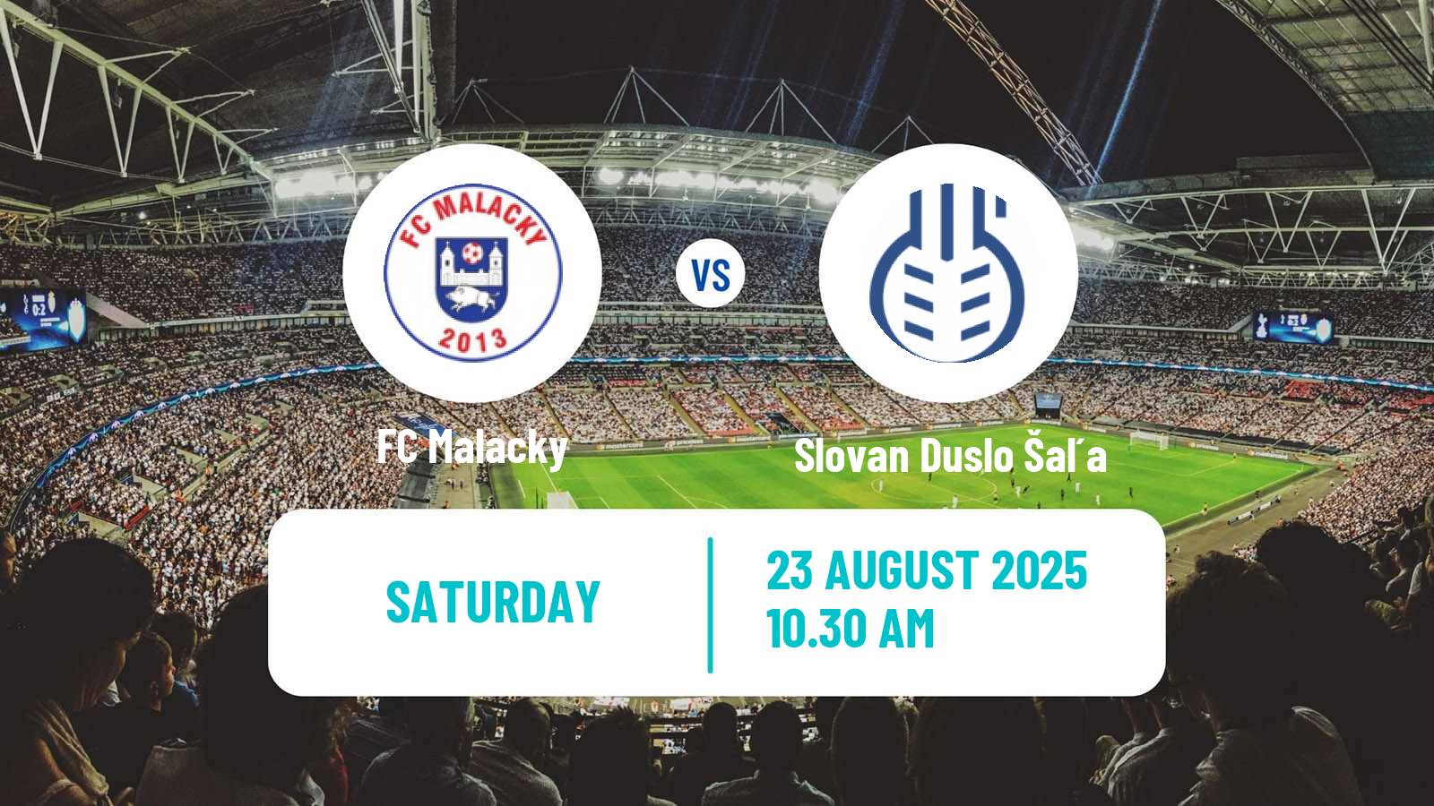 Football Slovak 3 Liga West Malacky - Slovan Duslo Šaľa