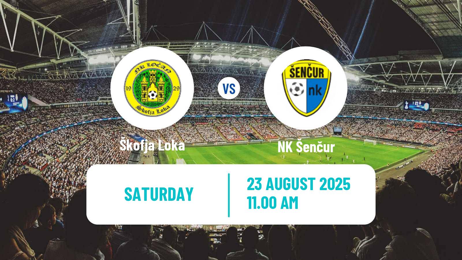 Football Slovenian 3 SNL West Škofja Loka - Šenčur