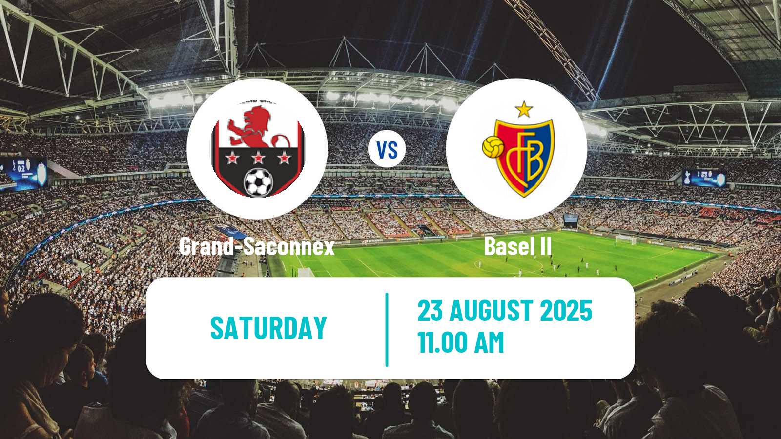 Football Swiss Promotion League Grand-Saconnex - Basel II