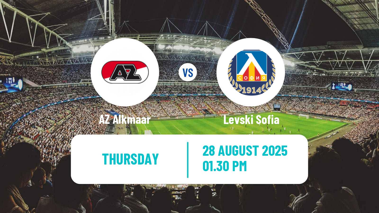 Football UEFA Europa Conference League AZ Alkmaar - Levski Sofia