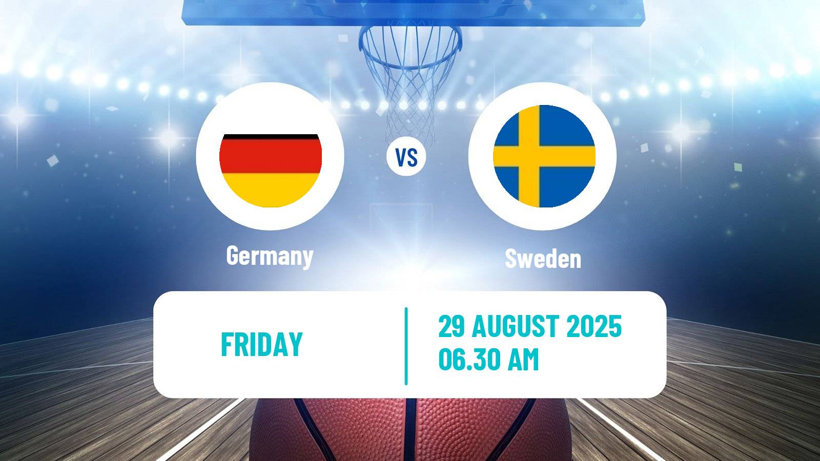 Basketball EuroBasket Germany - Sweden