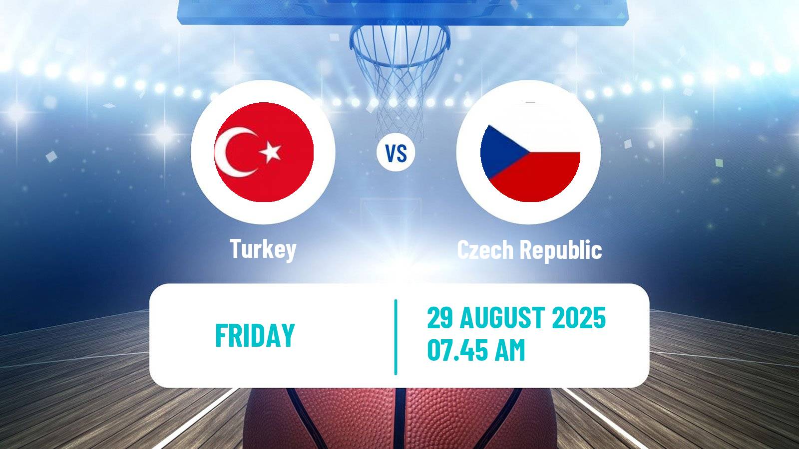 Basketball EuroBasket Turkey - Czech Republic