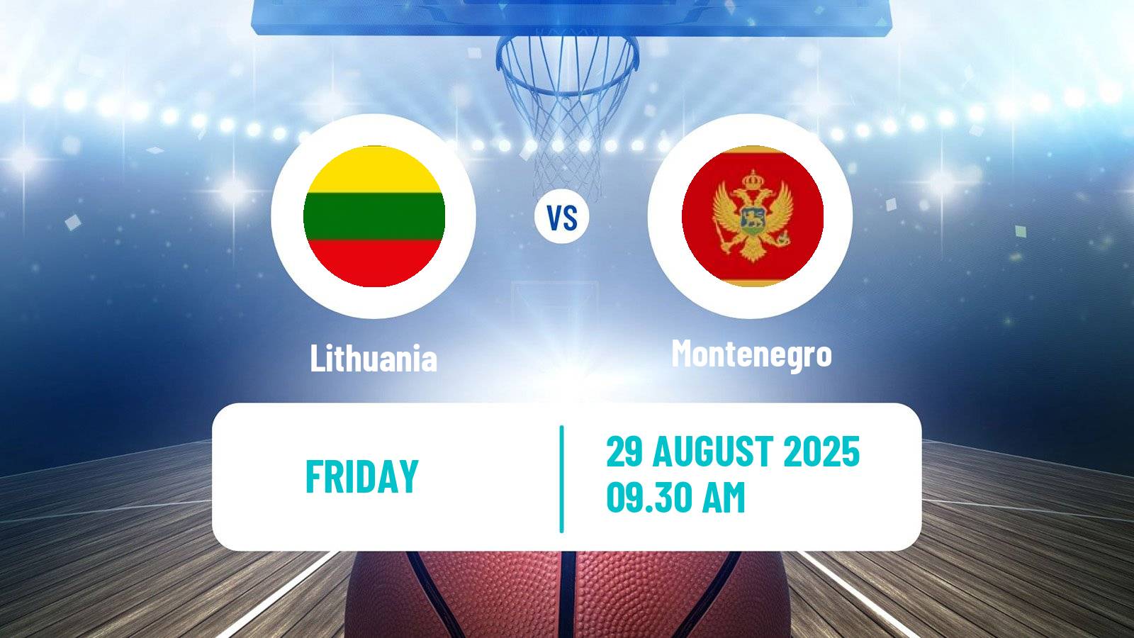 Basketball EuroBasket Lithuania - Montenegro