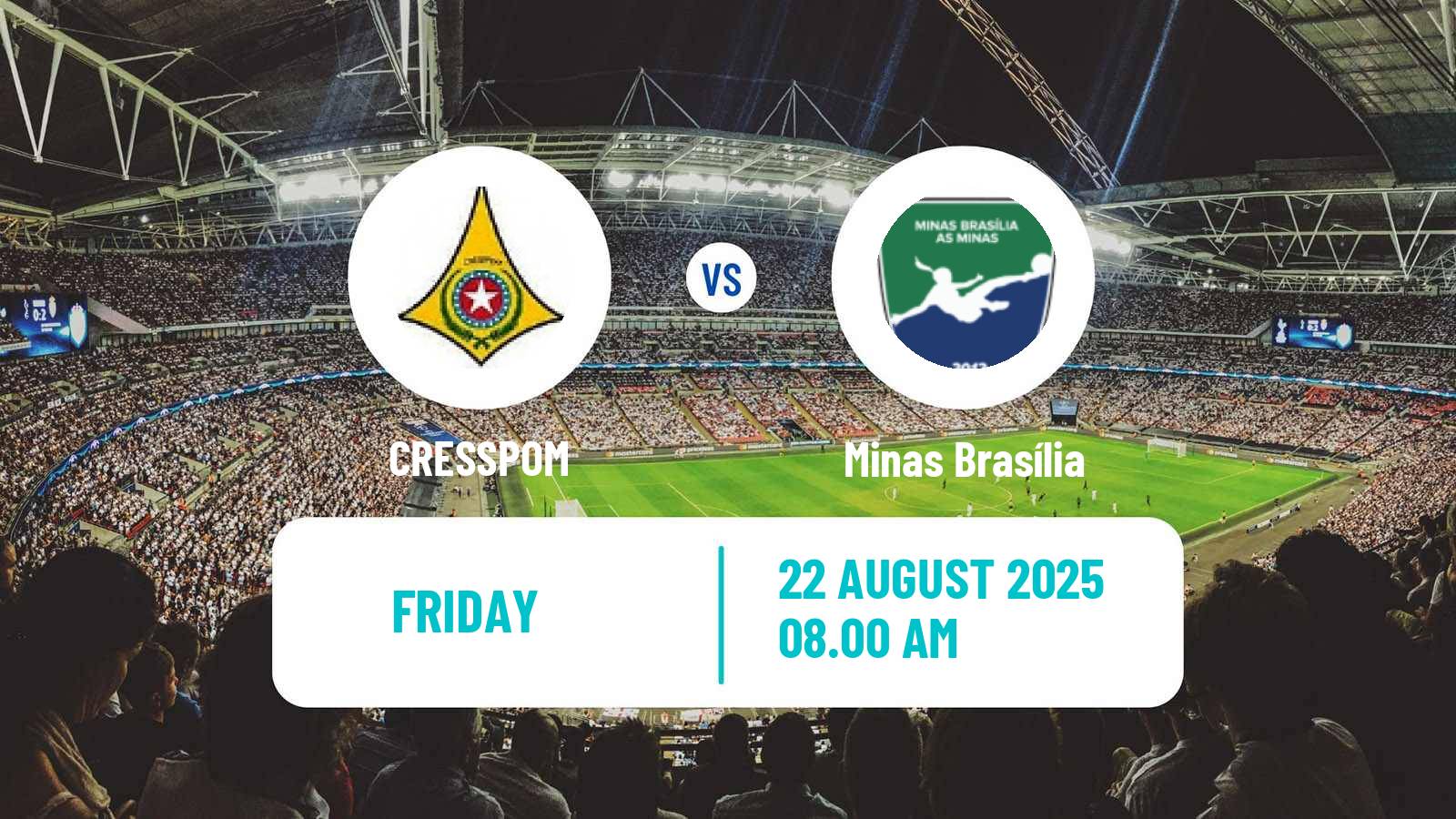 Football Brazilian Brasiliense Women CRESSPOM - Minas Brasília