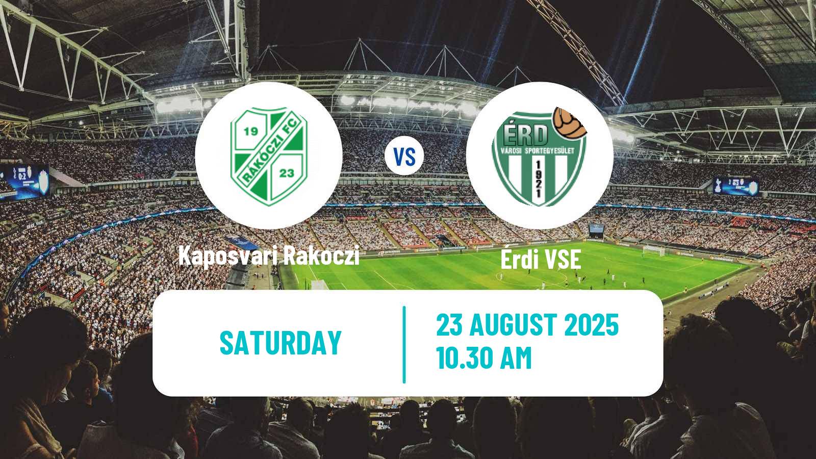Football Hungarian Cup Kaposvari Rakoczi - Érdi VSE