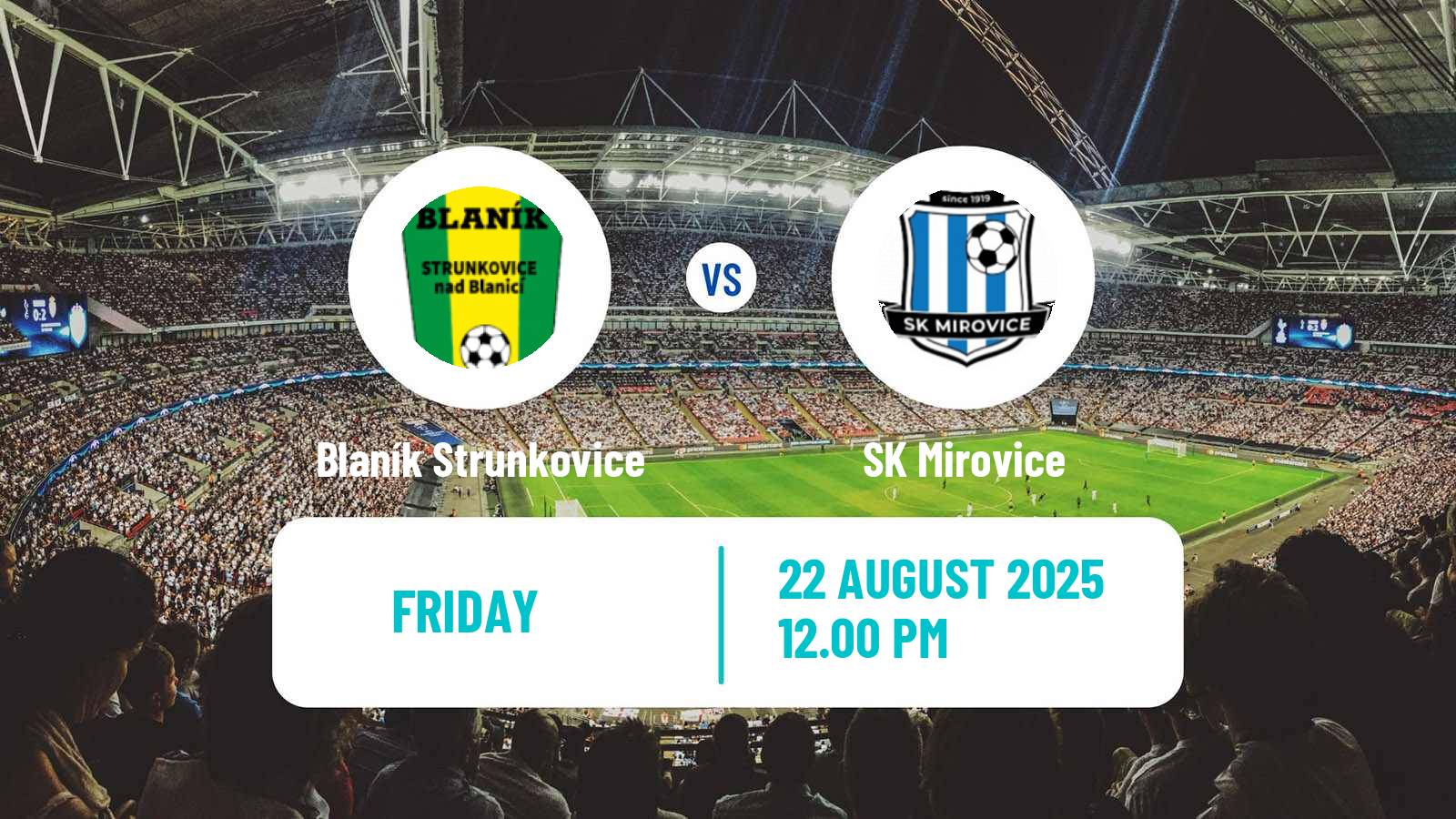 Football Czech Jihocesky KP Blaník Strunkovice - Mirovice