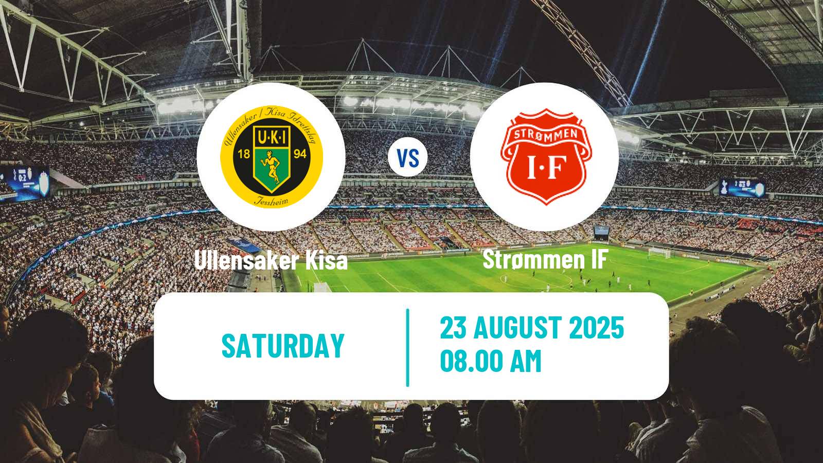Football Norwegian Division 2 - Group 2 Ullensaker Kisa - Strømmen