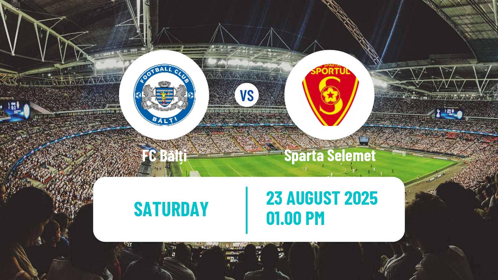 Football Moldovan Super Liga Bălți - Sparta Selemet