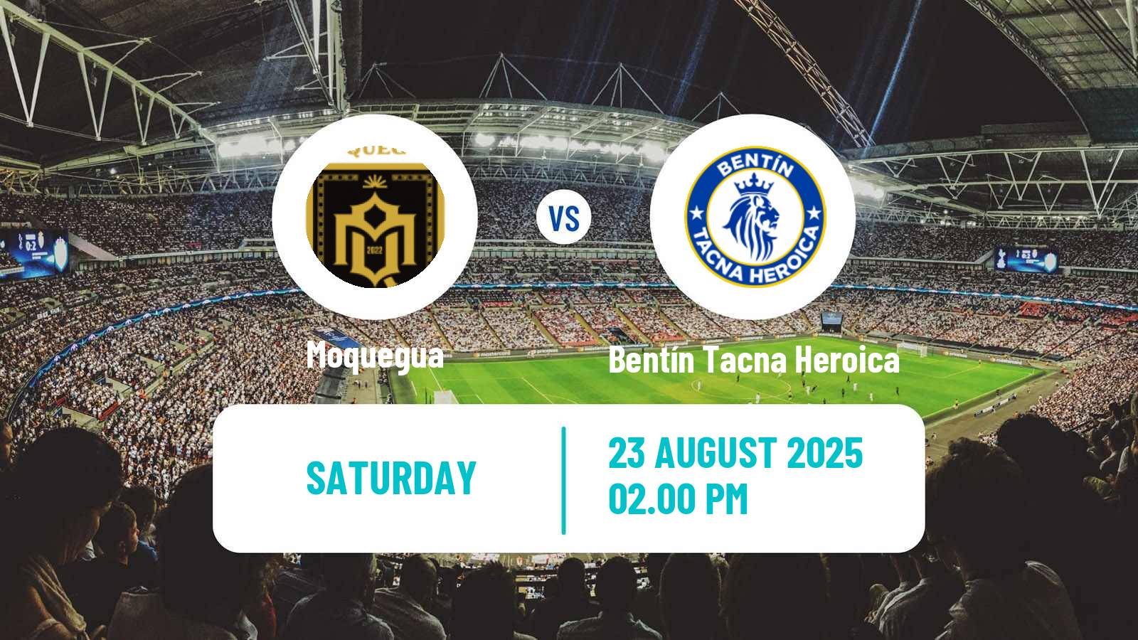 Football Peruvian Liga 2 Moquegua - Bentín Tacna Heroica