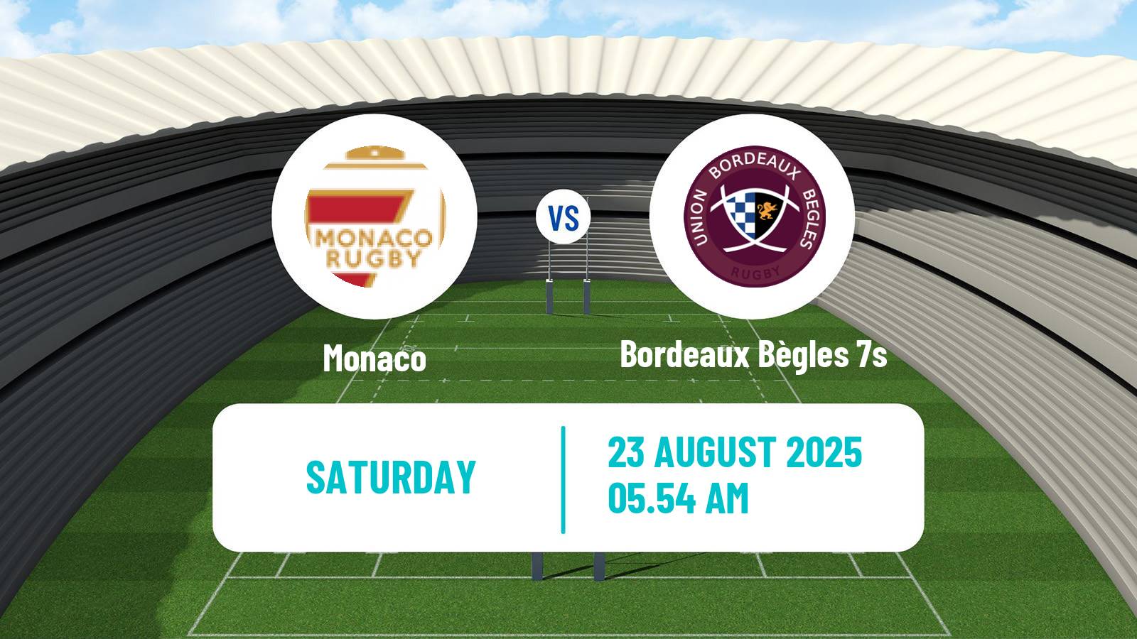 Rugby union French Supersevens 2 Monaco - Bordeaux Bègles 7s