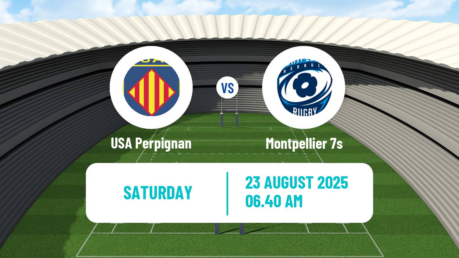 Rugby union French Supersevens 2 USA Perpignan - Montpellier 7s