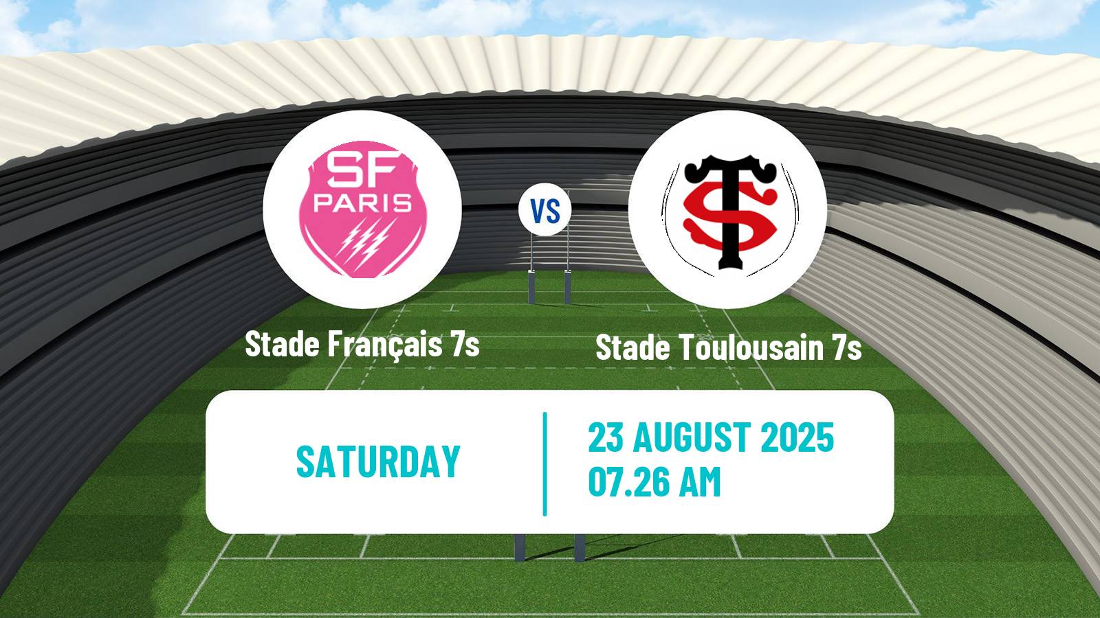 Rugby union French Supersevens 2 Stade Français 7s - Stade Toulousain 7s