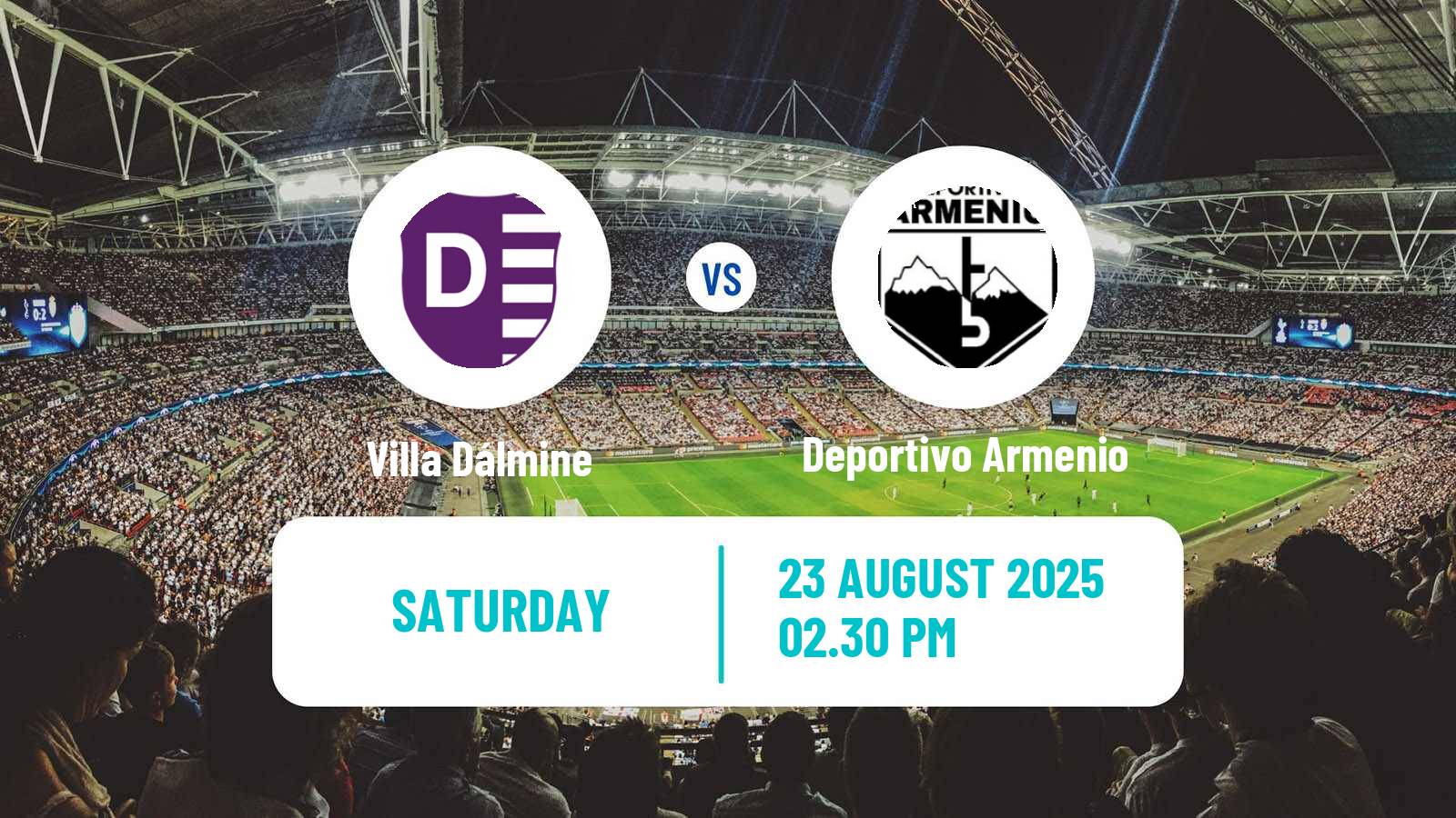 Football Argentinian Primera B Villa Dálmine - Deportivo Armenio