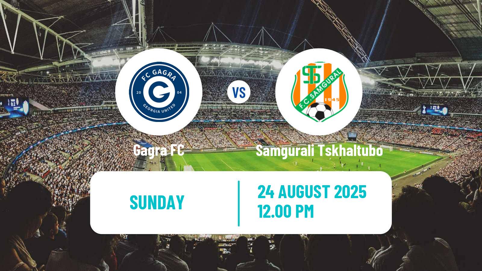 Football Georgian Erovnuli Liga Gagra - Samgurali Tskhaltubo