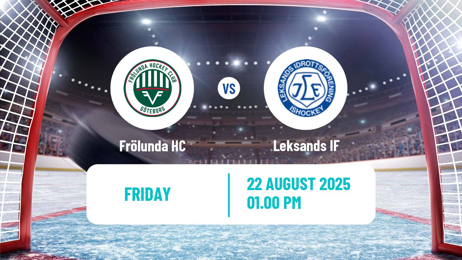 Hockey Club Friendly Ice Hockey Frölunda - Leksand