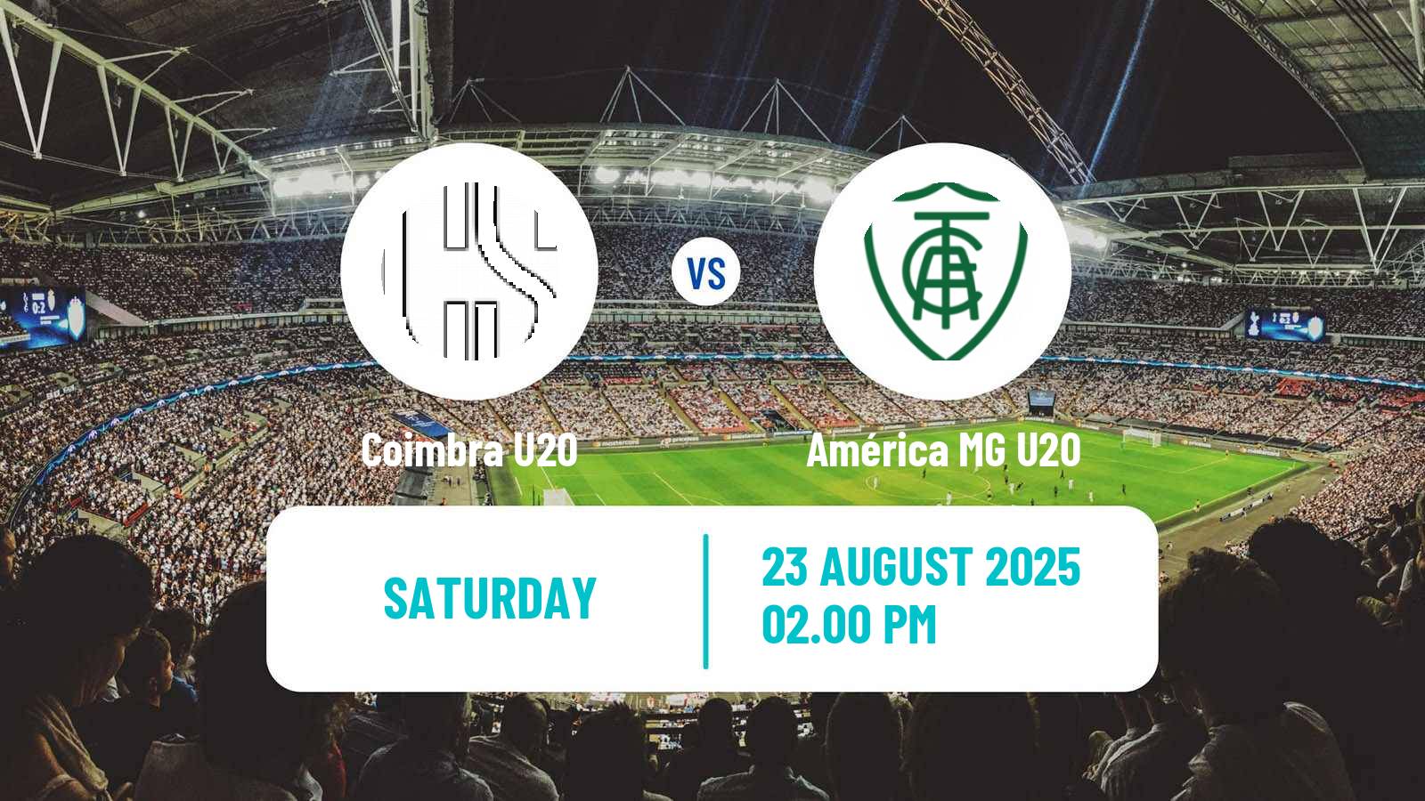 Football Brazilian Mineiro U20 Coimbra U20 - América MG U20