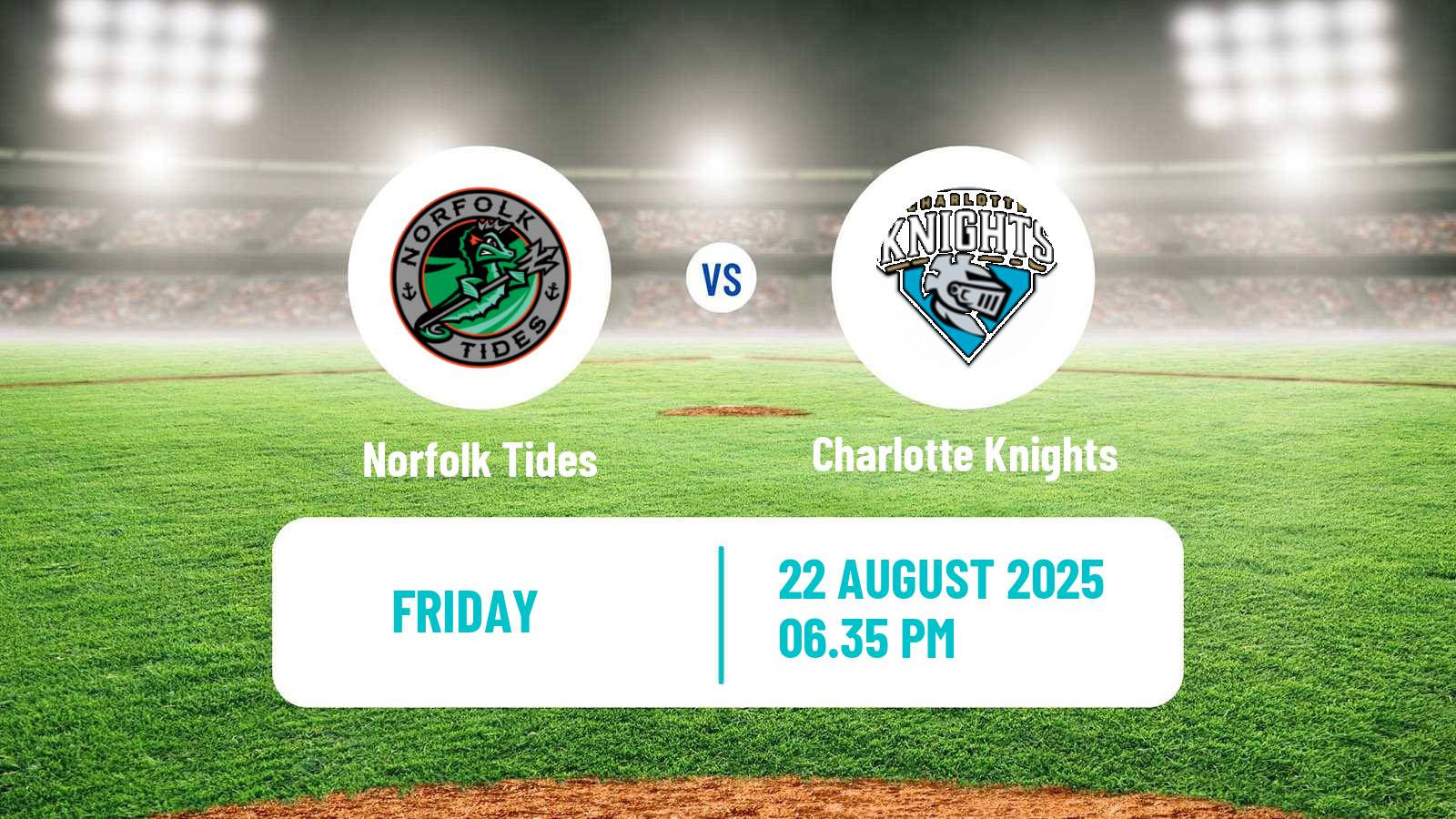 Baseball IL Norfolk Tides - Charlotte Knights