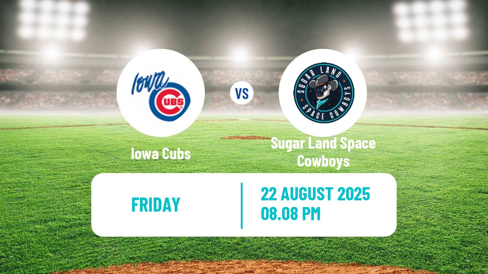 Baseball IL Iowa Cubs - Sugar Land Space Cowboys