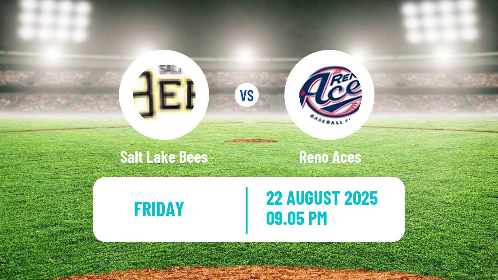 Baseball PCL Salt Lake Bees - Reno Aces