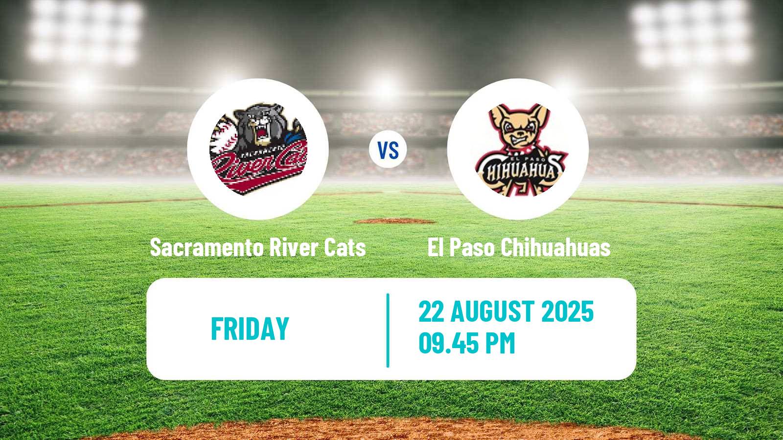 Baseball PCL Sacramento River Cats - El Paso Chihuahuas
