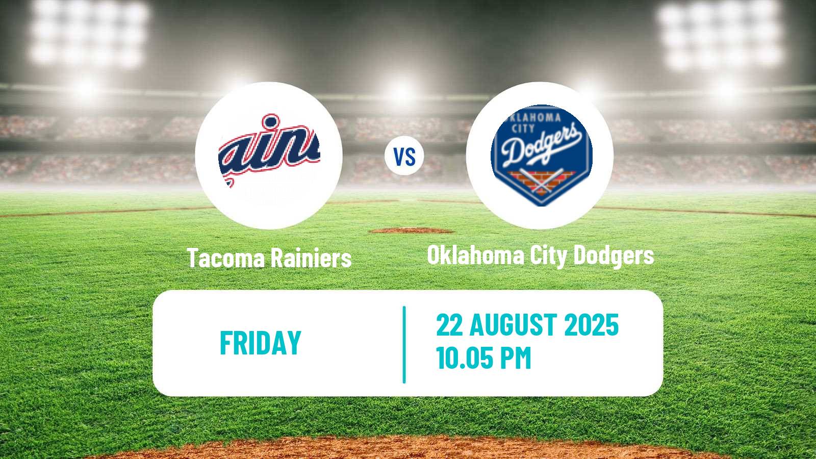 Baseball PCL Tacoma Rainiers - Oklahoma City Dodgers