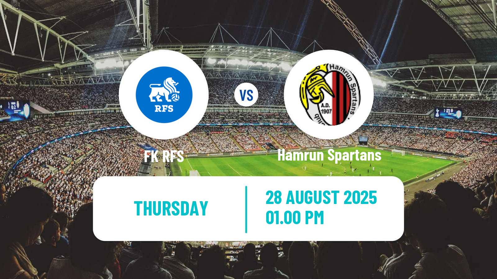Football UEFA Europa Conference League RFS - Hamrun Spartans