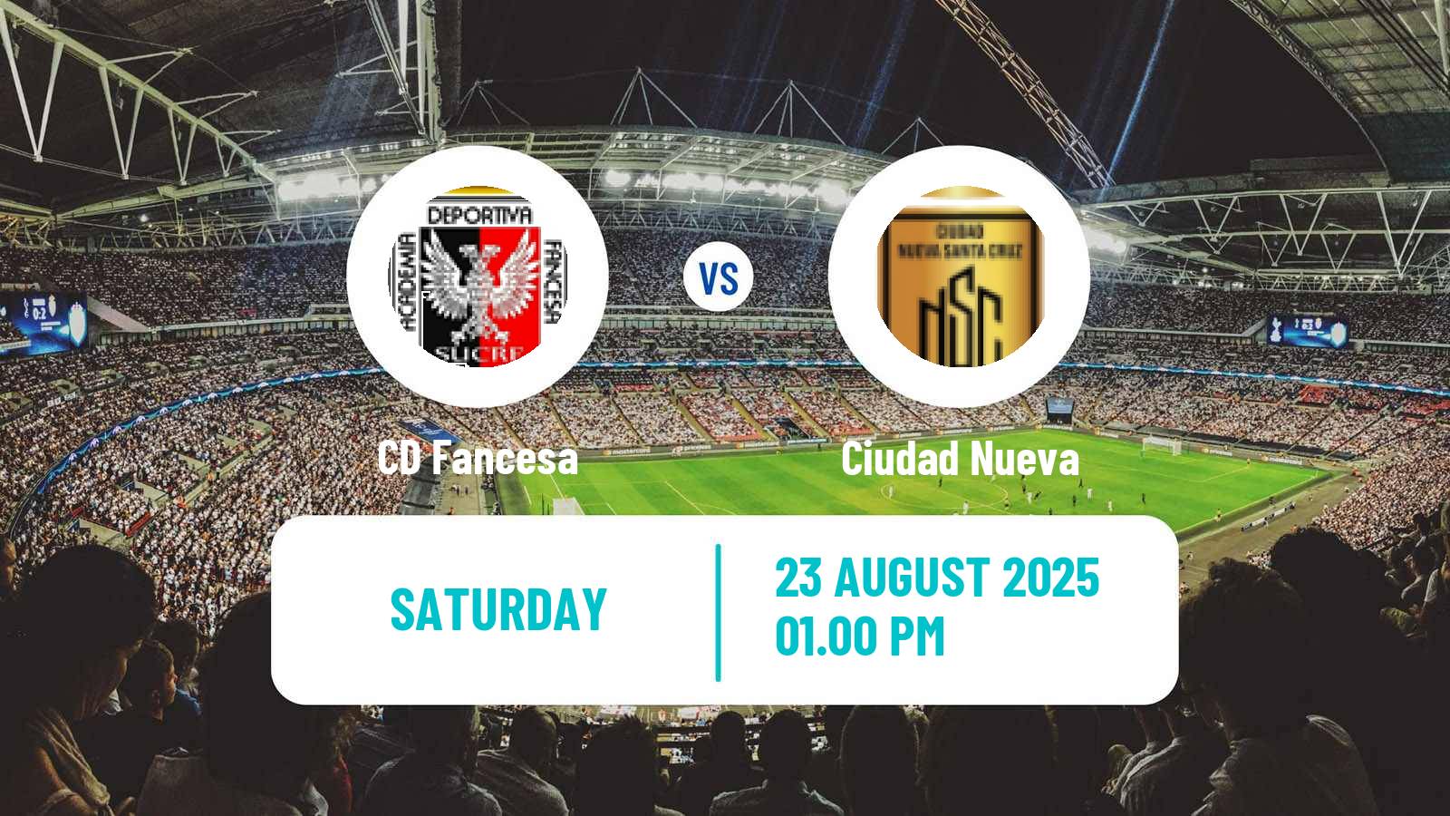 Football Bolivian Nacional B Fancesa - Ciudad Nueva