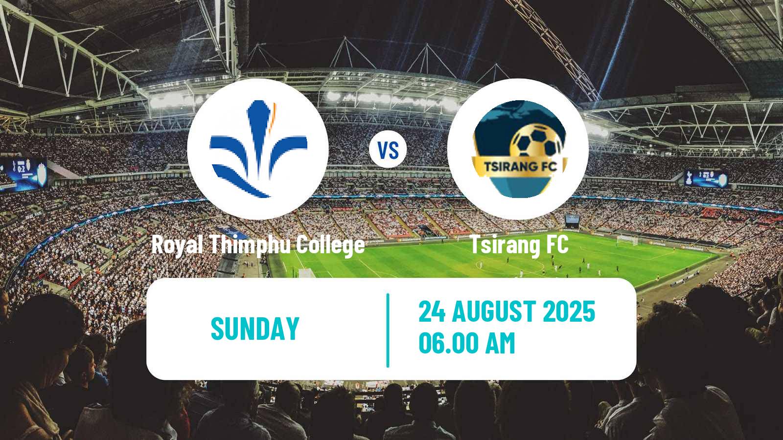 Football Bhutan Premier League Royal Thimphu College - Tsirang