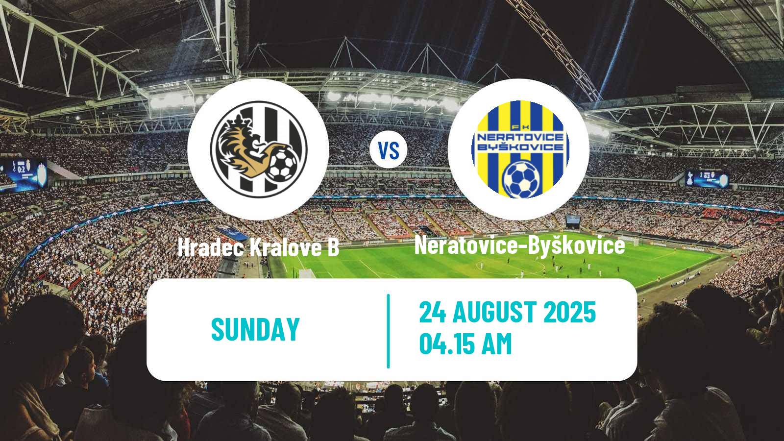 Football Czech CFL Group B Hradec Kralove B - Neratovice–Byškovice