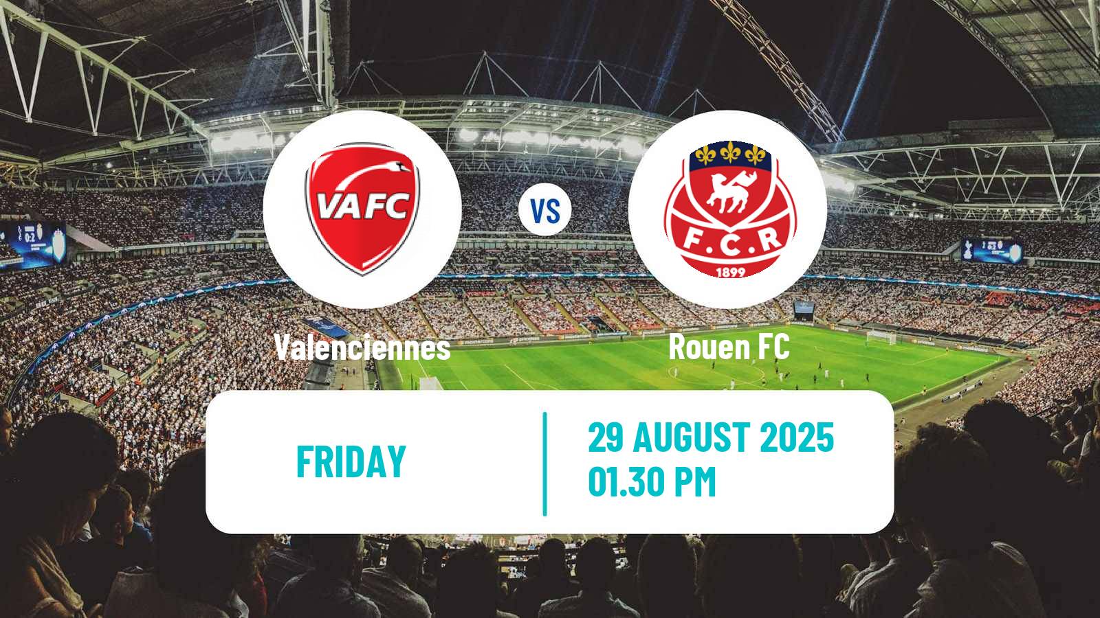 Football French National League Valenciennes - Rouen FC