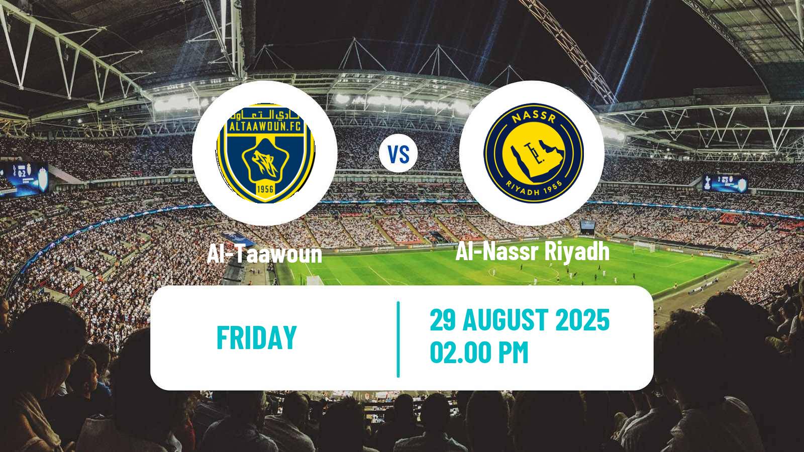 Football Saudi Professional League Al-Taawoun - Al-Nassr Riyadh