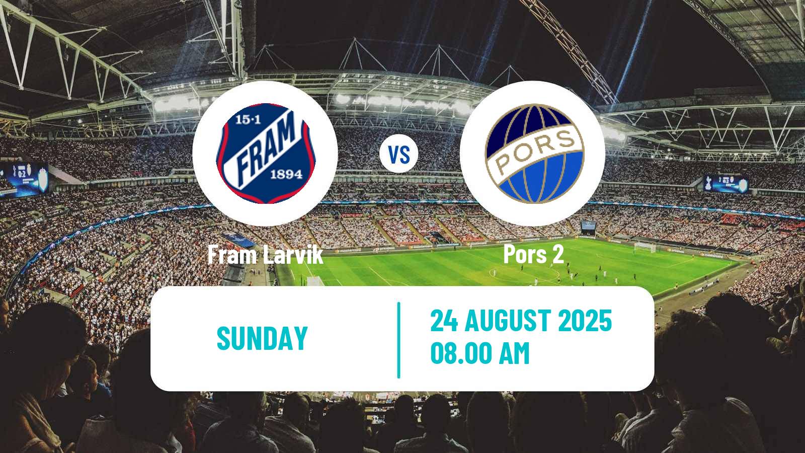 Football Norwegian Division 3 - Group 6 Fram Larvik - Pors 2