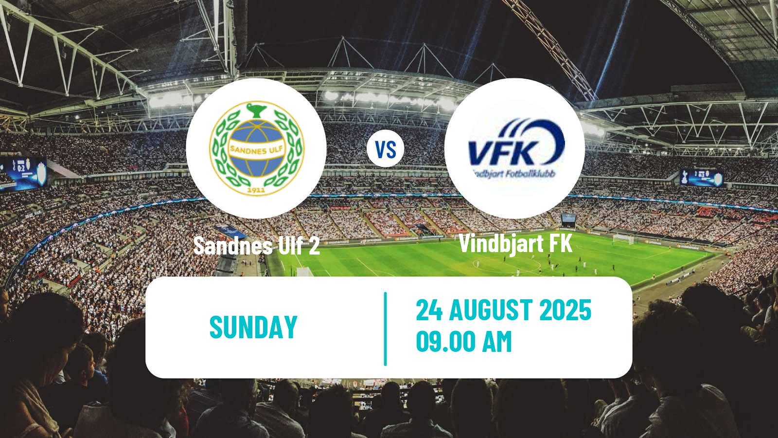 Football Norwegian Division 3 - Group 5 Sandnes Ulf 2 - Vindbjart