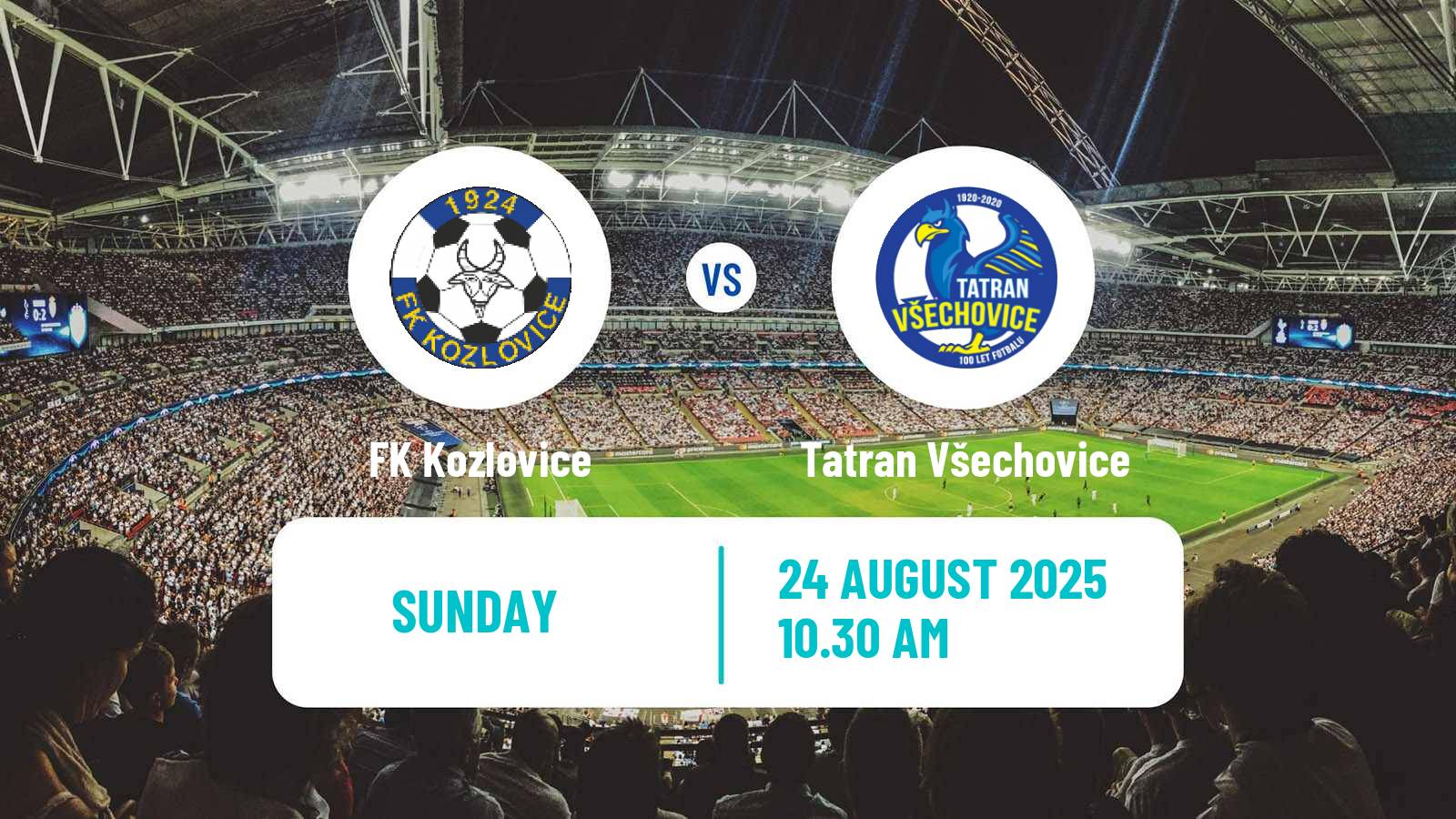Football Czech Division E Kozlovice - Tatran Všechovice