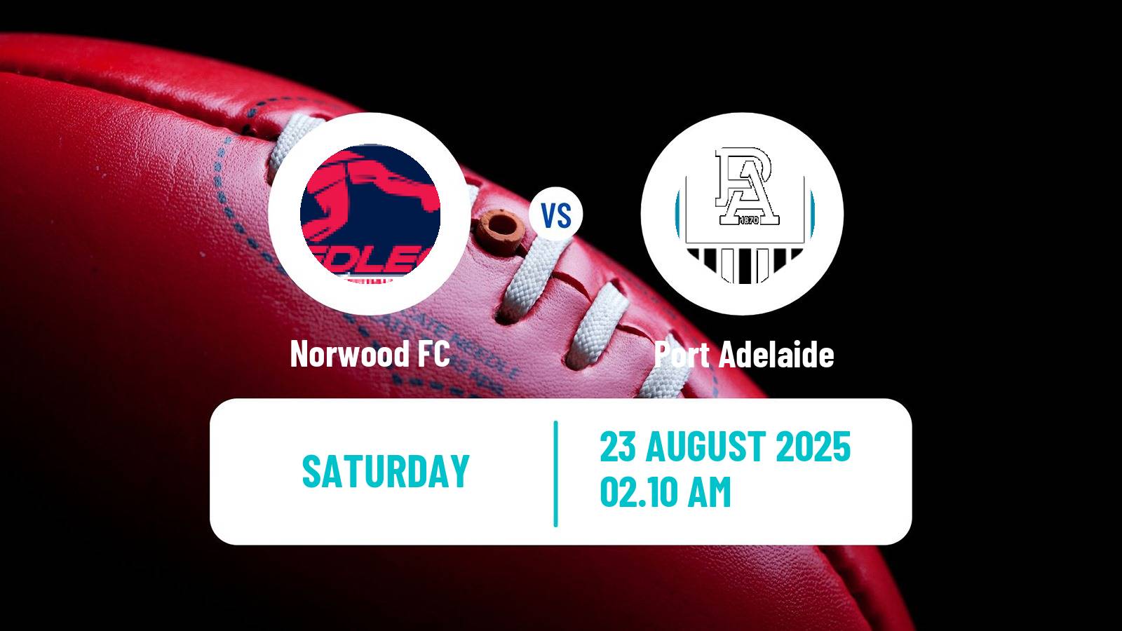 Aussie rules SANFL Norwood - Port Adelaide