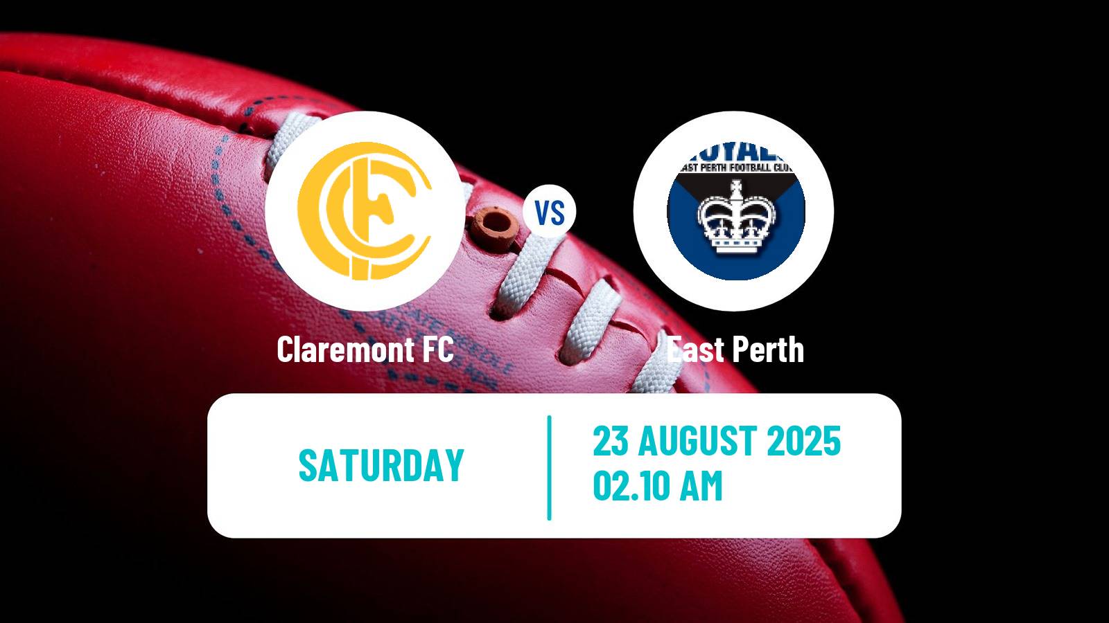 Aussie rules WAFL Claremont - East Perth