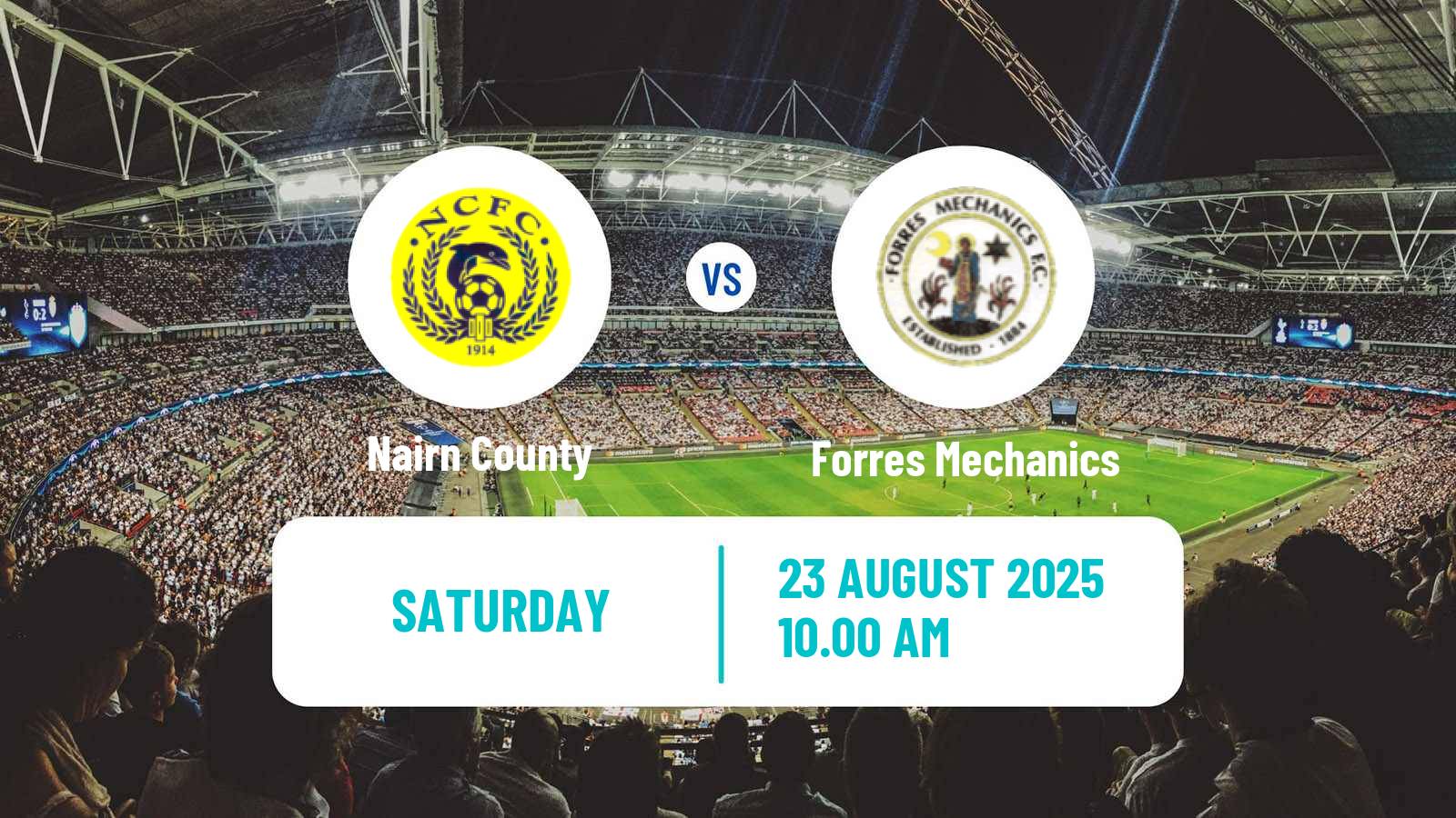 Football Scottish Highland League Nairn County - Forres Mechanics