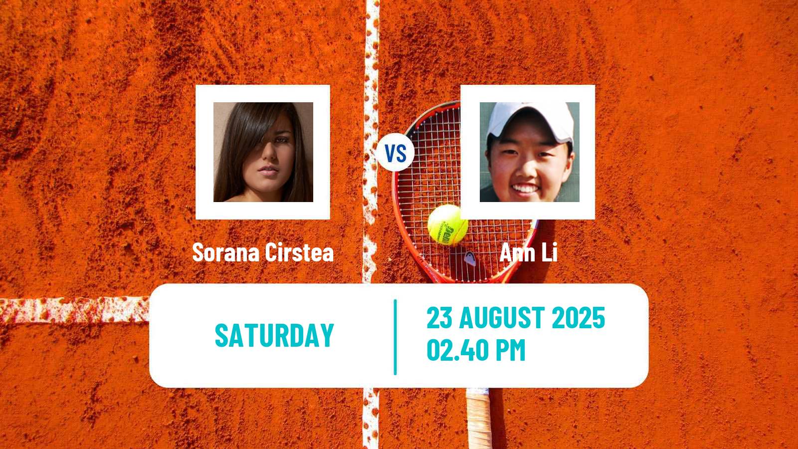 Tennis WTA Cleveland Sorana Cirstea - Ann Li